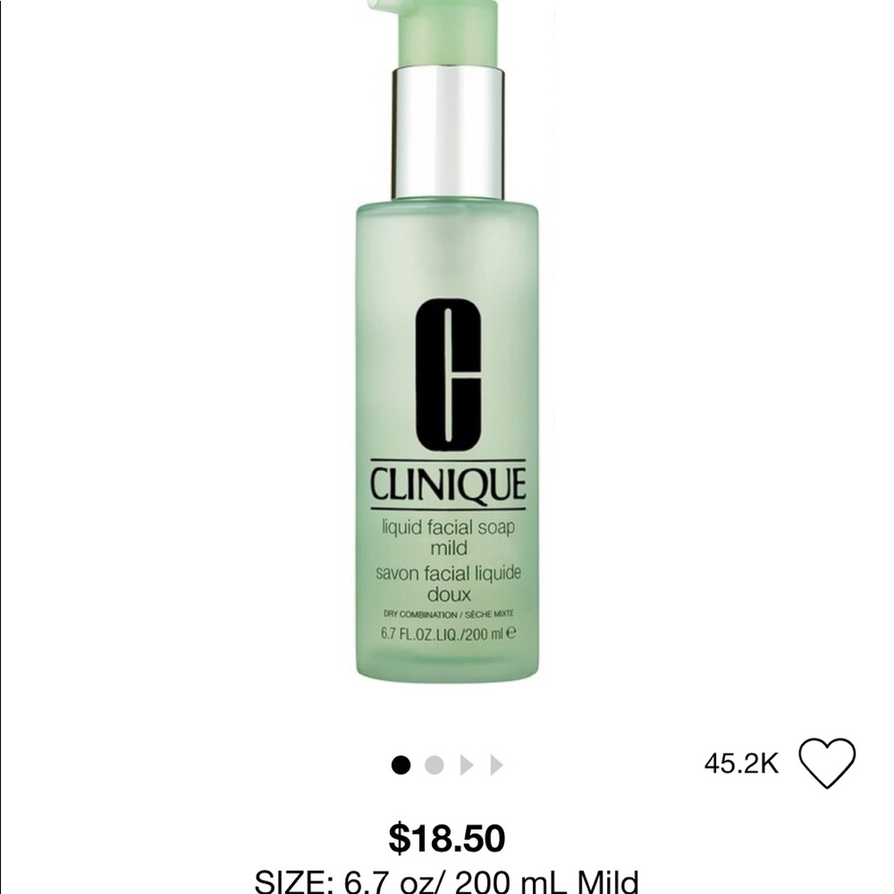 Clinique extra mild liquid facial soap